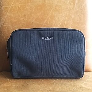 Gucci Black Cosmetic Case Bag